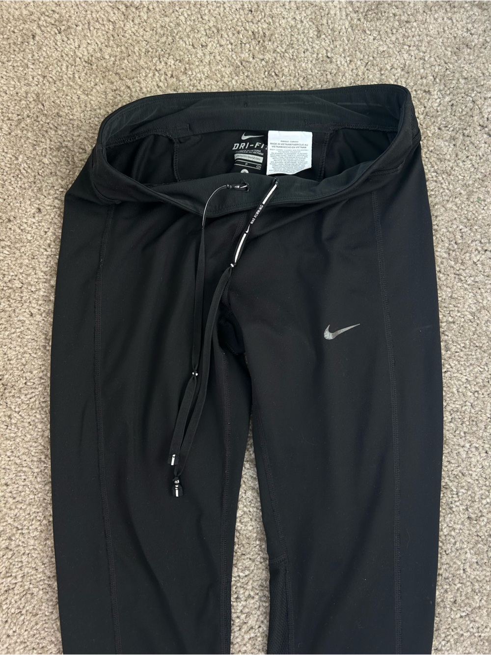 Nike Black Dri-FIT Workout Athletic Leggings Small